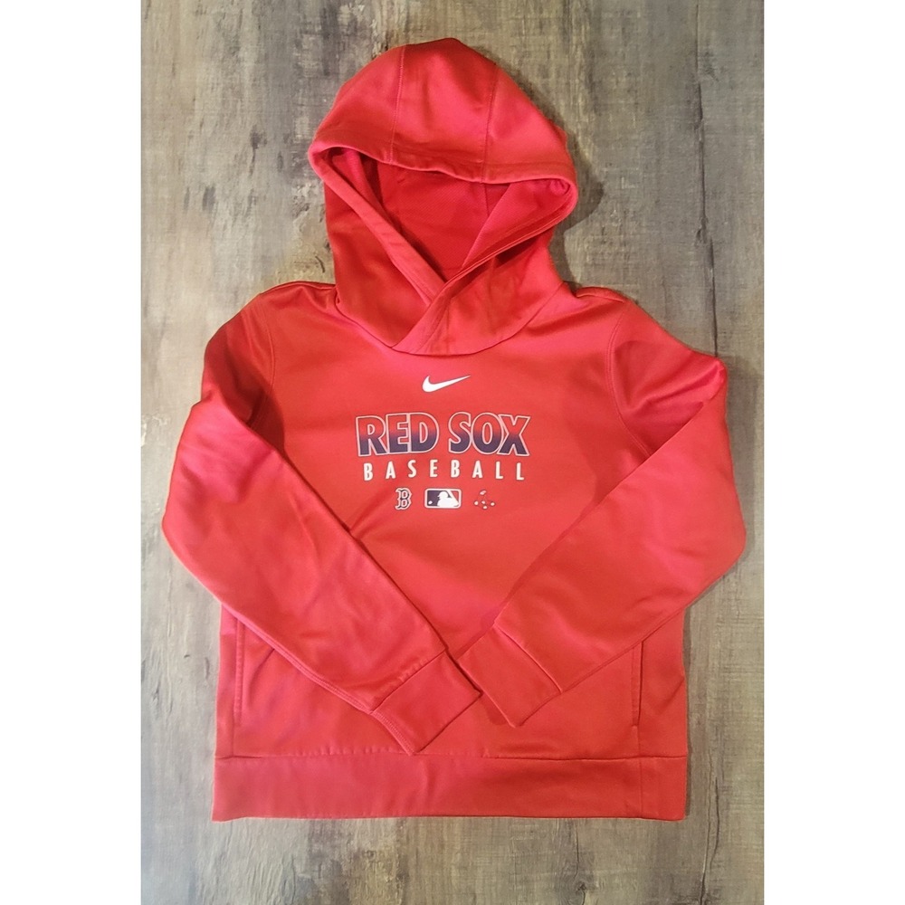 Boston Red Sox Nike MLB Authentic Collection Red Pullover Sweatshirt Size Large